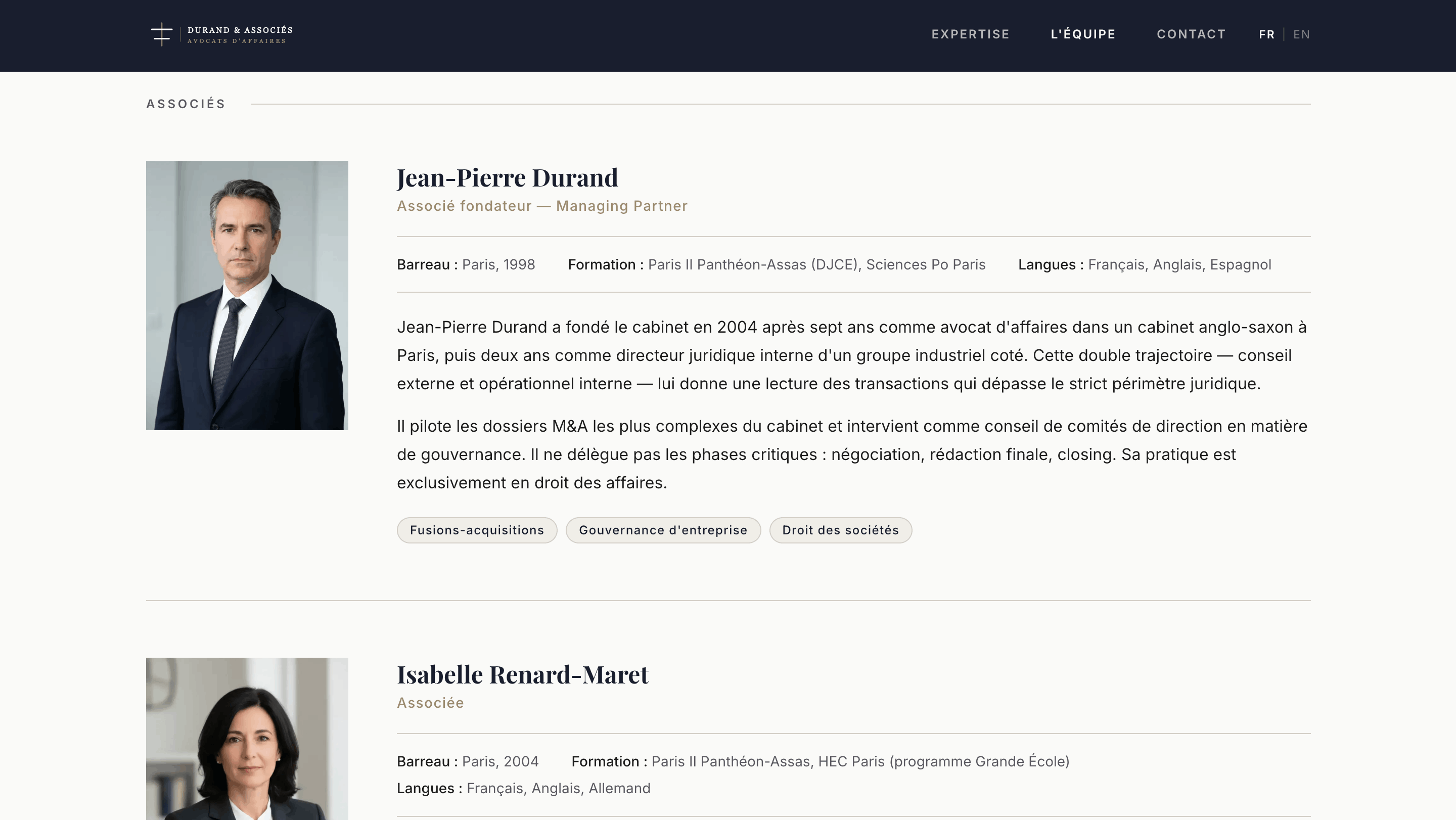 Durand & Associés — 2